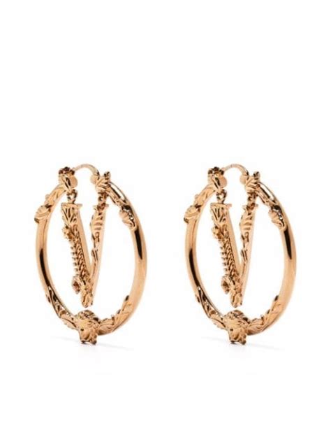 versace virtus earcuff|Versace earrings farfetch.